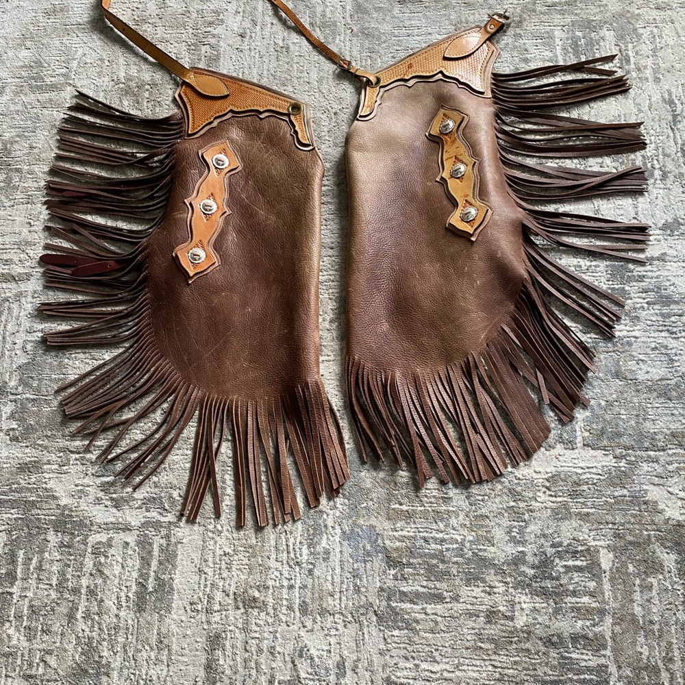 Riding CHAPS.
